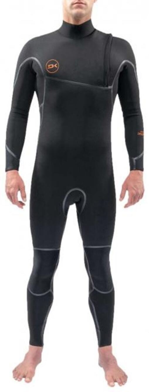 Dakine Cyclone 4/3 Wetsuit Mens S Black Zip Free Full Suit NWT Surf